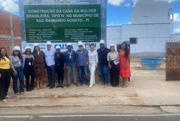 Sempi visita obras do novo Centro de Referência para Mulheres em São Raimundo Nonato