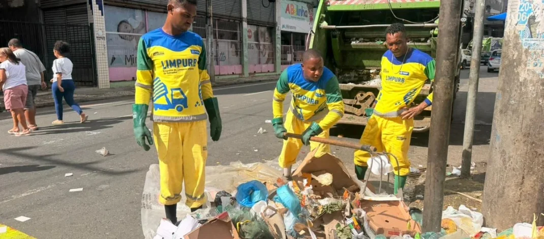 Paralisação nacional dos garis e margaridas provoca suspensão do serviço de limpeza em Salvador nesta segunda (22)