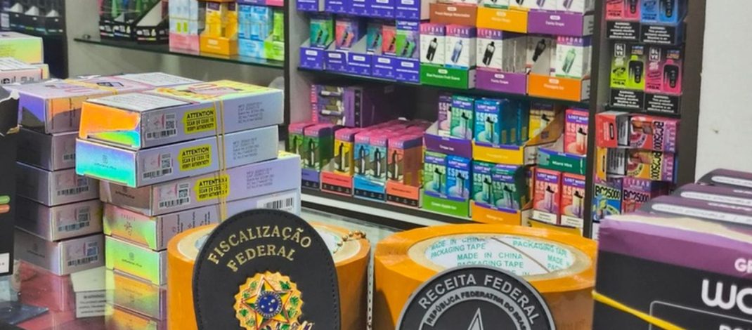 Anvisa e Receita Federal apreendem 25 mil cigarros eletrônico