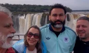 Léo Índio surge em vídeo perto da fronteira com o Brasil