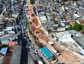 Obras do viaduto na João Paulo II provocam novas interdições em Belém