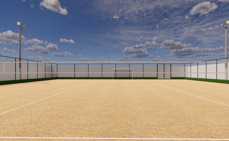 Governo do Piauí investe R$ 300 mil na construção de espaço esportivo em Novo Santo Antônio
