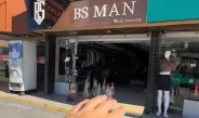 Loja de roupa fica destruída após ser atingida por carro em Mangabeiras