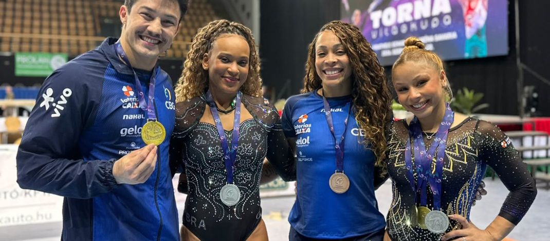 Brasil fecha Copa do Mundo de ginástica com mais cinco pódios
