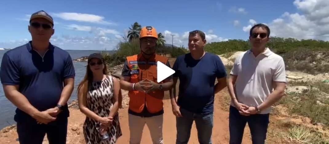 Estado acompanha situação, reforça alerta e adota medidas emergenciais na Praia do Saco, no município sergipano de Estância