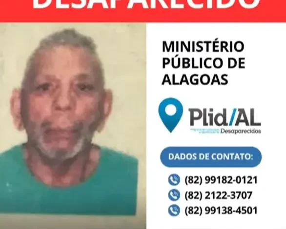 Família procura por idoso de 84 anos desaparecido após sair para cortar o cabelo
