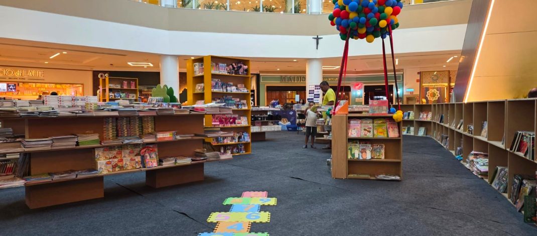 Feira de Livros segue até 25 de setembro no RioMar Aracaju