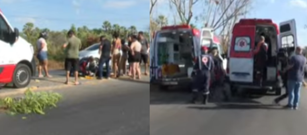 Idosa morre após ser arremessada de motocicleta na RN-117, em Mossoró