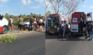 Idosa morre após ser arremessada de motocicleta na RN-117, em Mossoró