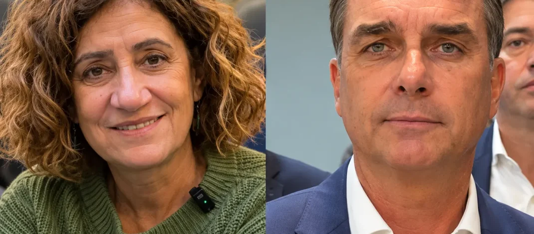 Míriam Leitão liga deboche de Flávio Bolsonaro a risco à democracia