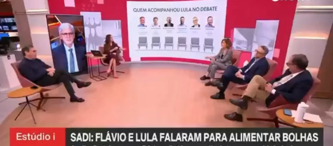 Míriam Leitão rebate Sadi sobre desempenho de Lula no debate