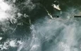 Nasa registra fumaça de queimadas no Amazonas vista do espaço