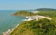 Previsão do tempo na Ilha do Mel: semana terá chuva e risco de temporais